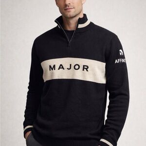 Alchemist Boulder Colorado Merino Wool Quarter Zip Cycling Sweater